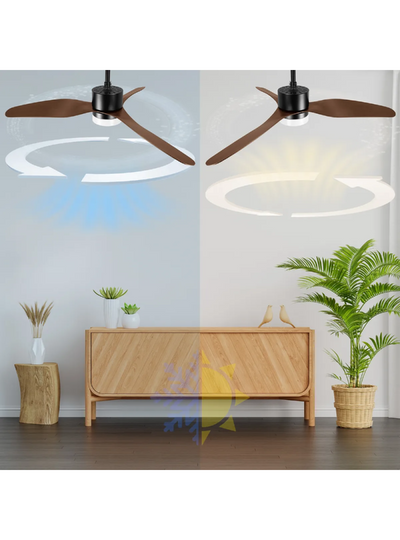 VENTILADOR DE TECHO (NEGRO&WALNUT)