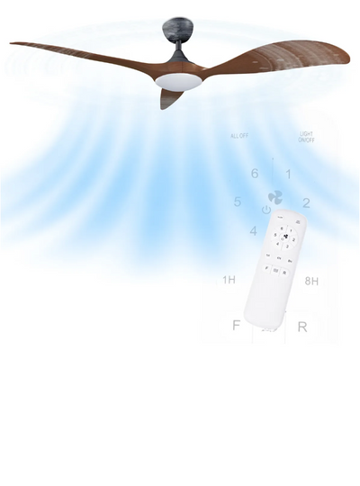 VENTILADOR DE TECHO (NEGRO&WALNUT)