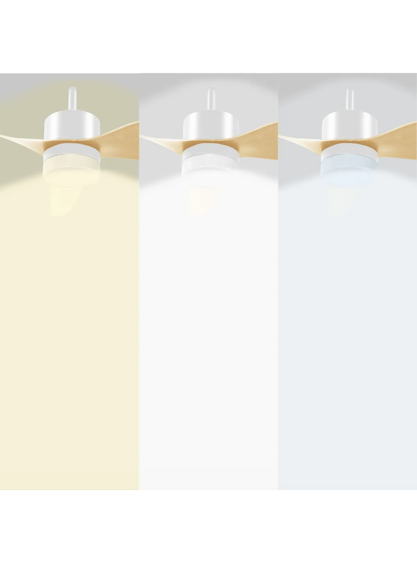 VENTILADOR DE TECHO (BLANCO&OAK)