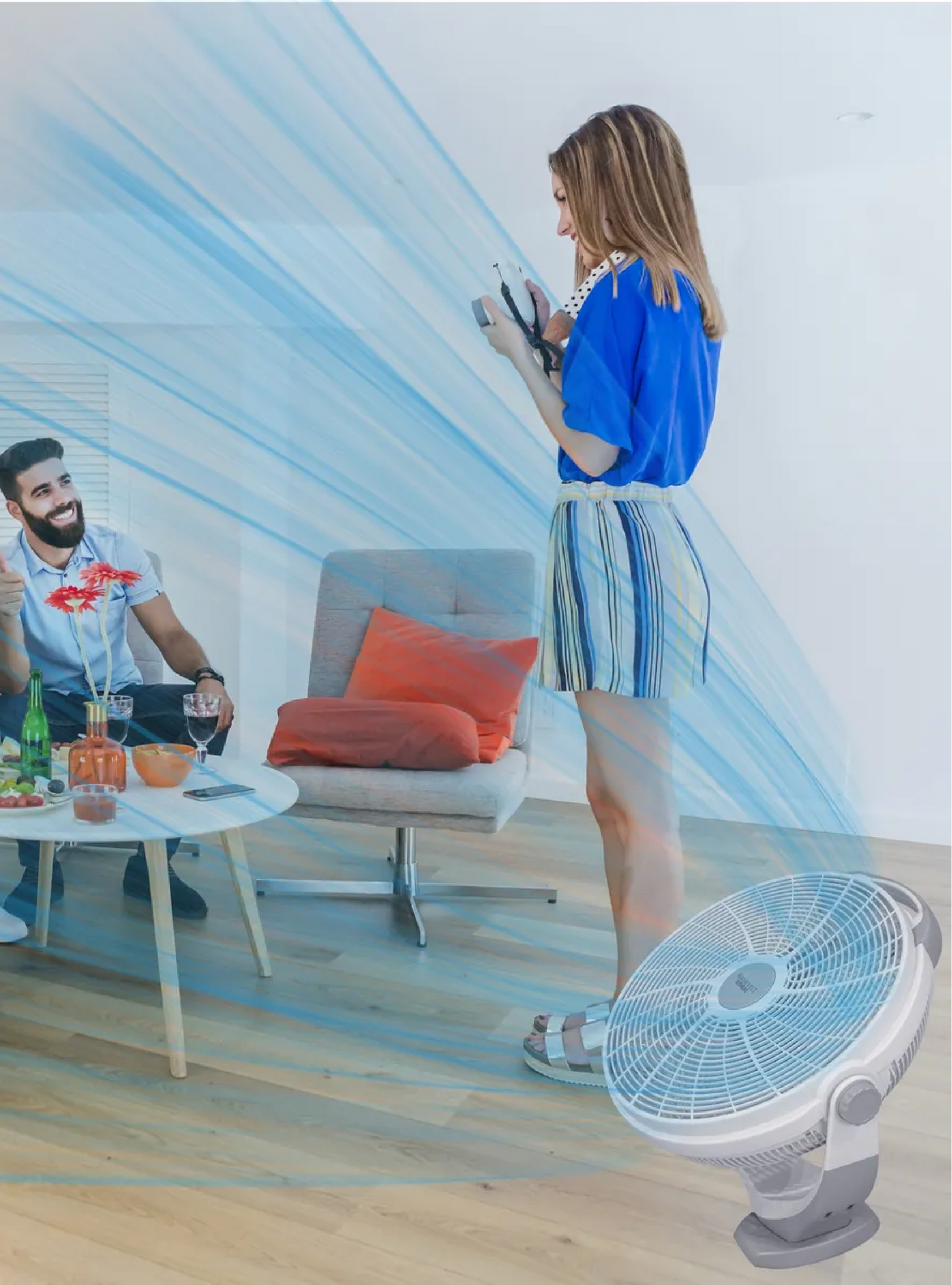 VENTILADOR DE PISO 20" POTENTE
