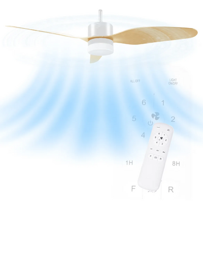 VENTILADOR DE TECHO (BLANCO&OAK)