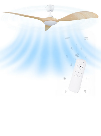 VENTILADOR DE TECHO (BLANCO&OAK)