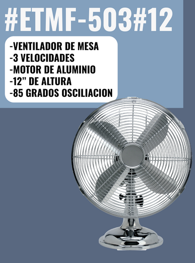 VENTILADOR DE MESA